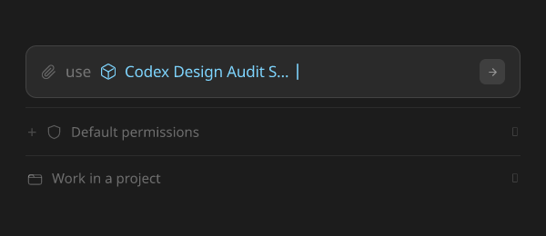 Codex Design Audit Skill skill preview