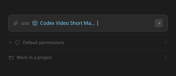 Codex Video Short Maker Skill skill preview