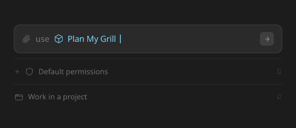 Plan My Grill skill preview