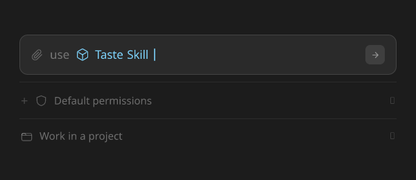 Taste Skill skill preview